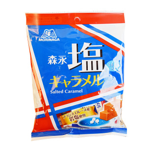 日本进口森永岩盐太妃糖海盐糖果焦糖宇治抹茶味软糖Morinaga喜糖