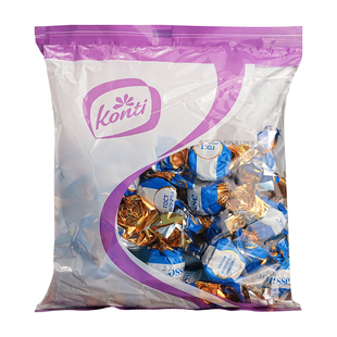 俄罗斯进口牛奶味巧克力夹心糖果康吉独立包装年货喜糖结婚零食