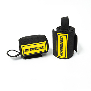 肌肉公爵男健身护腕专业助力绷带扭伤加压运动防护举重卧推俯卧撑