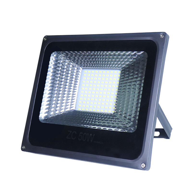 低压led投光灯12伏24V36v探照户外电瓶直流船用照明室外100w射灯