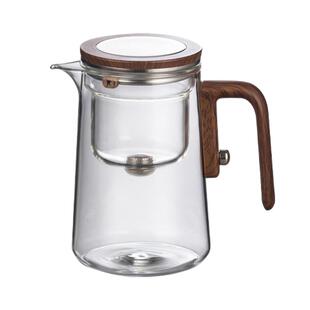 容山堂茶方圆2025新款磁吸飘逸杯泡茶壶一键茶水分离懒人泡茶神器