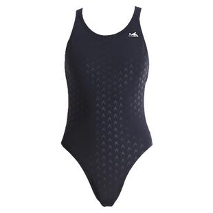 正品英发女式连体三角泳衣921比赛训练 无胸垫成人儿童专业游泳衣