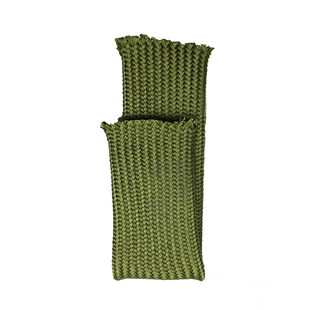 军绿色锦纶丝套管避震网涤纶蛇皮电线保护套柔软伸缩编织网阻燃管