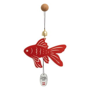 EMITDOOG年年有鱼风铃创意挂饰门把手挂牌家用卧室可爱装饰挂件