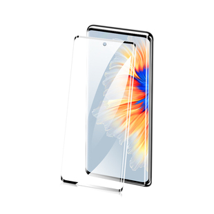 适用小米mix4钢化膜曲面全屏覆盖高清Xiaomi抗蓝光玻璃保护膜MIX4手机膜无白边防指纹屏保mi防摔防爆水凝膜