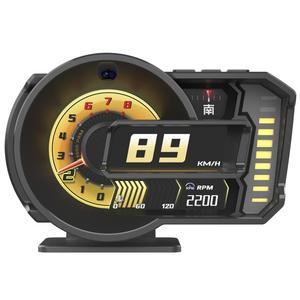 自安平显hud抬头显示器全液晶obd仪表改装驾驶评分手势切换A590