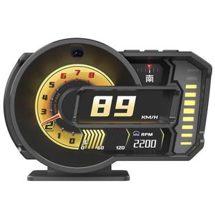 自安平显hud抬头显示器全液晶obd仪表改装驾驶评分手势切换A590