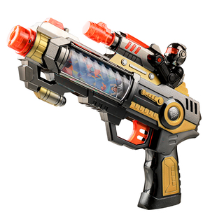 2026新款儿童玩具电动声光枪左轮喷雾手枪男孩1到3岁6岁以上男童5