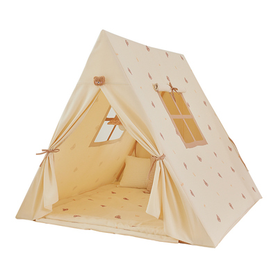 INS儿童帐篷实木支架玩具屋