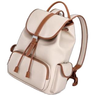 小众双肩包质感通勤法式慵懒出街大容量背包2025新款通勤电脑书包