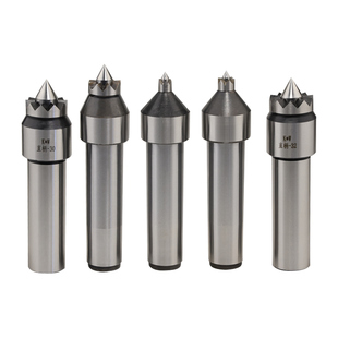 BIY驱动顶尖端面单支驱动顶针莫氏4号MT5轴加工4号高精度单支驱动