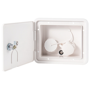 房车改装配件方形加水口带压力注水口重力加水口进水口舱盖