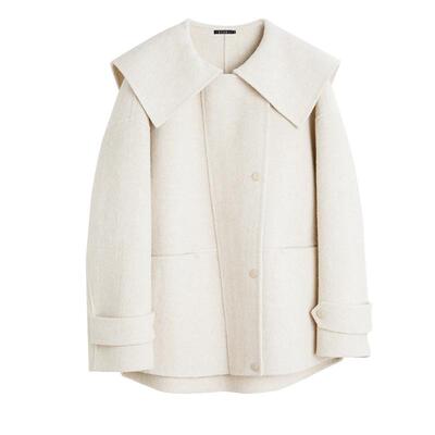 高级感毛呢外套ELLE法式呢大衣