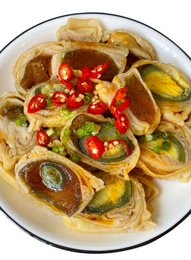 福建皮蛋卷鸭皮卷开袋即食凉菜