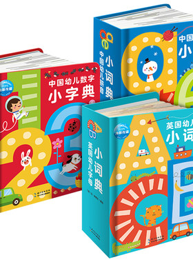 英国幼儿字母词典拼音3册0-1-2岁