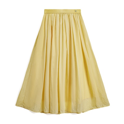 马登女装双层薄款网纱A字半身裙