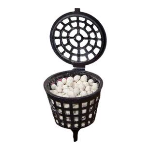 玉肥盒颗粒肥料卉玉肥盒带盖爪形肥料盒盆景通用型全新料园艺工具