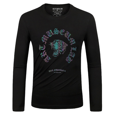 美式高街青少年老虎头长袖体恤衫