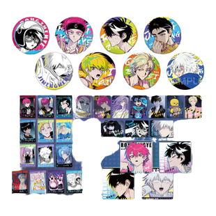 星河动漫 硬核一中 戎星野 戎朕也 徽章  拍立得 亚克力杯垫 盲抽