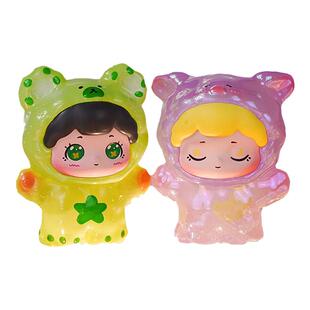 潮玩波普BAOBAO抱抱宠物店春游记初代透色纪念版盲盒盲袋萌粒手办