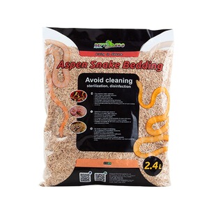 REPTIZOO蛇垫材白杨木屑玉蛇宠物蛇爬宠箱用垫材球蟒爬虫除臭造景