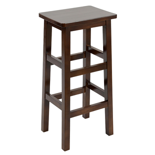 实木方凳高脚凳吧台凳高梯凳商用高椅子北欧酒吧成人凳家用木凳子