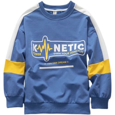 男童春秋长袖t恤洋气卫衣打底衫