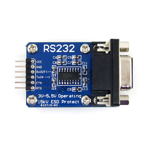 微雪 RS232串口转TTL转换器 RS232转TTL刷机线串口模块 带ESD保护