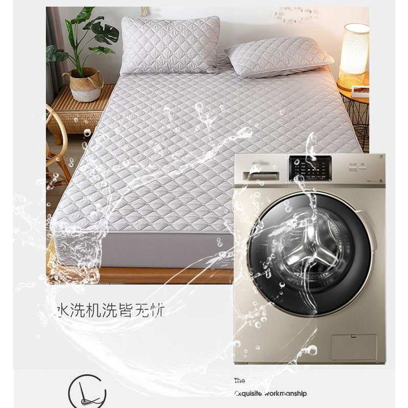 纯棉防水床笠单件1.2/1.35/1.5m1.8米2x2.2隔尿床罩1.9床垫套2.0m