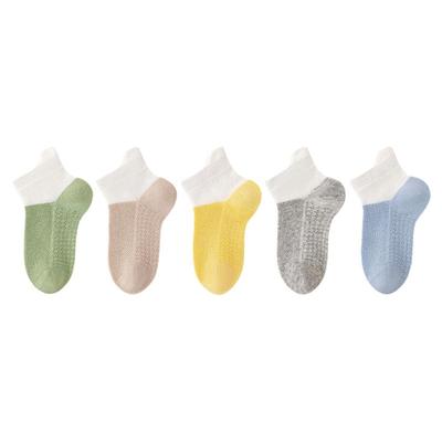100%棉10A抗菌无骨夏季薄款童袜