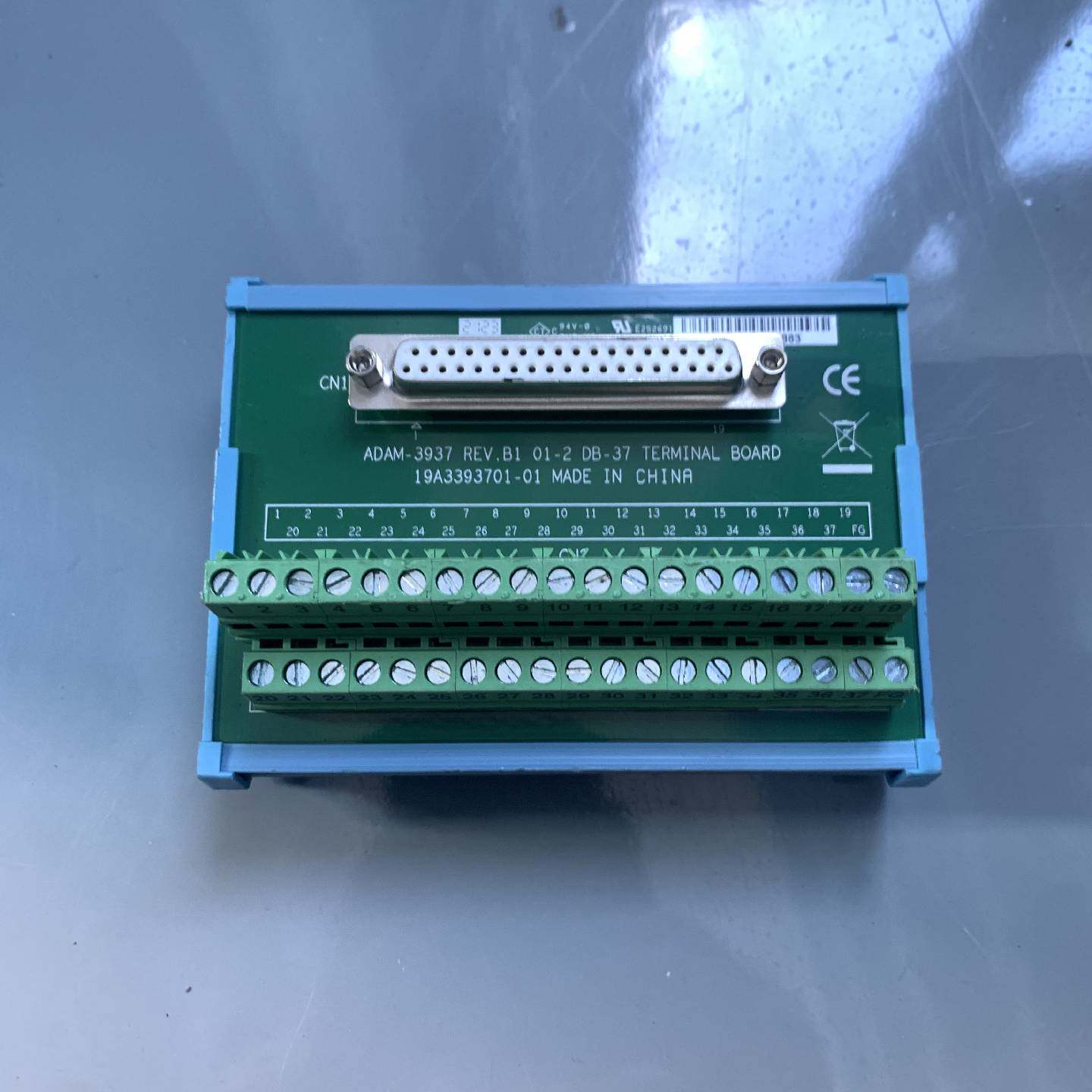 议价研华 ADAM-3937 REV.B1 DB-37 端子板 DIN导轨安装接线端子模