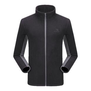 骆驼户外抓绒衣男春季摇粒绒双面绒冲锋衣内胆上衣立领防风外套女