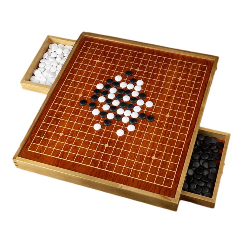 香樟木19路围棋凡洋双抽屉