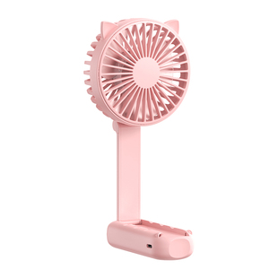 2026新款手持小风扇吹辅食宝宝吹饭USB充电小型桌面静音儿童学生户外便携折叠挂脖制冷大风力电风扇办公室