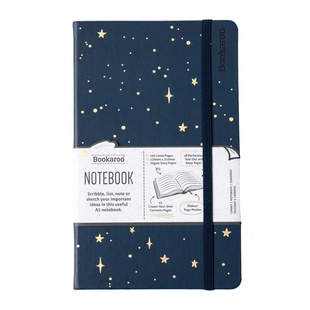 A5笔记本月亮星星英国IF文创Bookaroo记事本烫金高颜值日记高端