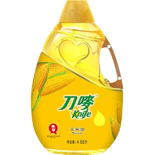 knife/刀唛玉米油4.68L非转基因玉米胚芽油食用植物油4.68L/瓶