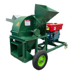 园林树枝木材粉碎机大小型移动式多功能树木竹子葡萄枝秸秆破厂家