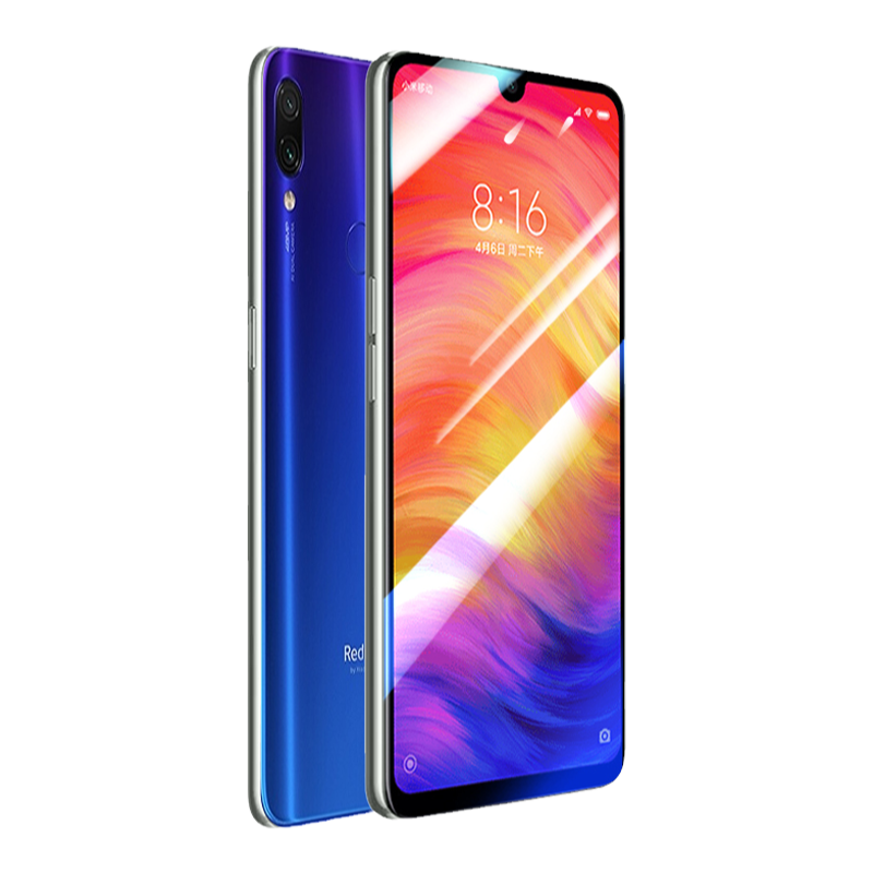 适用红米note7钢化膜note7pro手机膜redminote7小米redmi高清noto7防蓝光not防窥屏保por屏幕贴膜nte七保护膜