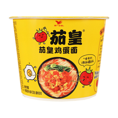 统一茄皇番茄鸡蛋面泡面方便面