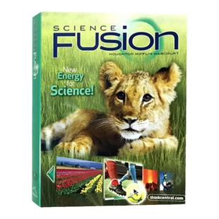 新版 Science fusion 美国小学科学教材 原版正品霍顿米夫林启蒙英语美国小学学科 science fusion教材1/2学生书