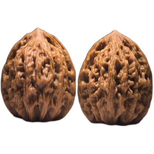 古核桃文玩把玩手玩麦穗虎头狮子头鸡心包浆原色机刷可以盘的核桃