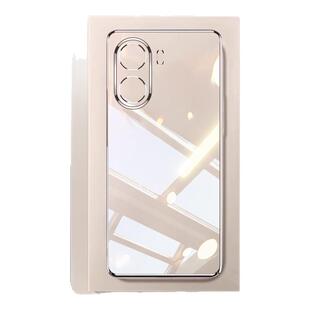 newyu适用红米turbo4pro手机壳Turbo4新款透明保护套redmi防摔全包镜头超薄turbo3专用高级电镀软壳硅胶外壳