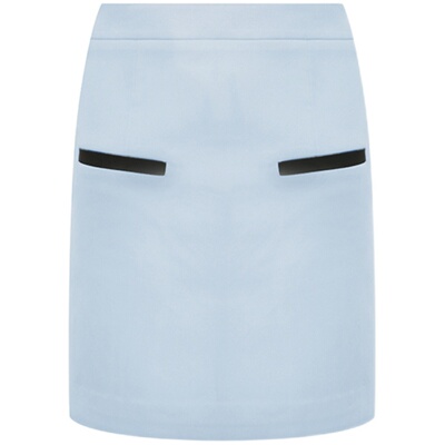 复古简约简约大翻领拼色修身