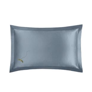 蜻蜓刺绣』深睡真丝枕套双面100%桑蚕丝枕头套不闷汗助睡眠家用