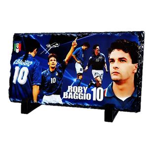 足球迷巴乔诺伊尔周边布冯克罗斯纪念品国米大罗创意岩石摆件礼物