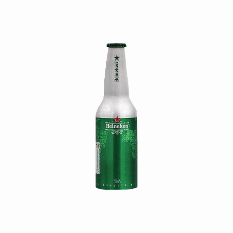 喜力铝瓶啤酒330ml24瓶荷兰进口paco英文版Heineken帕克精酿黄啤