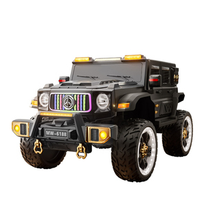 儿童电动车双人可坐大人越野车宝宝遥控汽车婴幼小孩四轮玩具童车