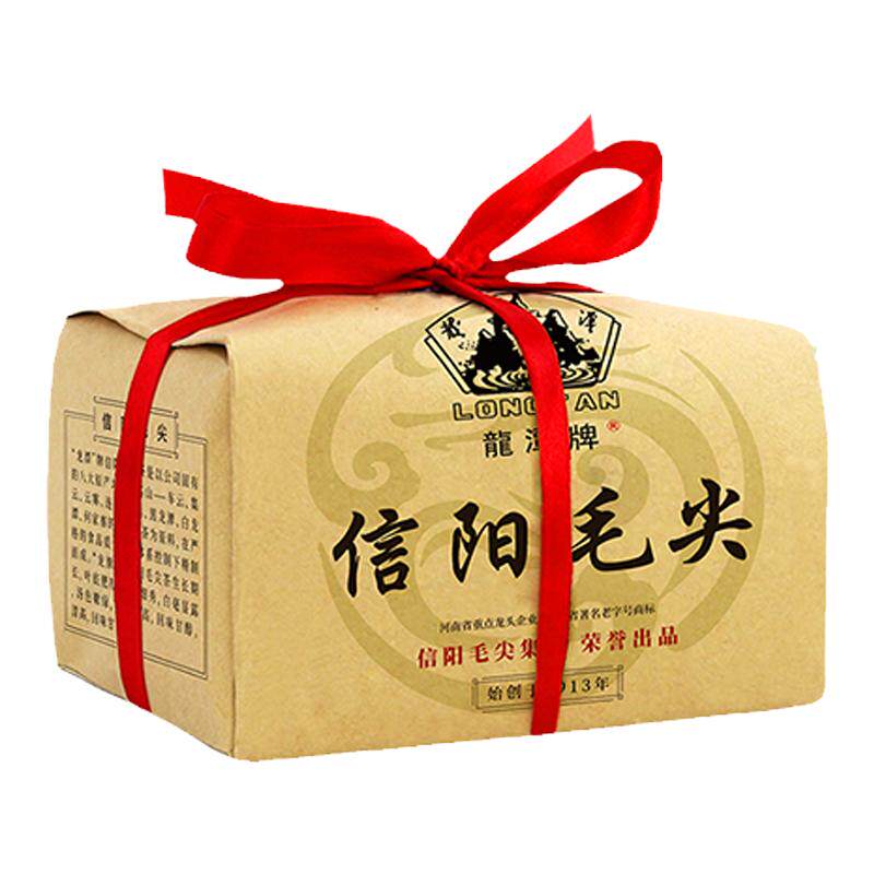 新茶上市百年龙潭信阳毛尖雨前特级云雾经典250g纸包茶绿茶口粮茶