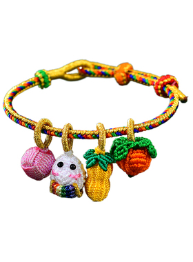 好柿发生端午节五彩绳孩子手绳