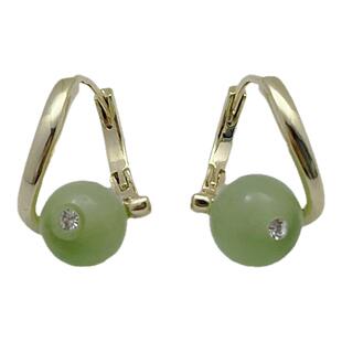 适合春天的猫眼石耳扣耳环2025新款爆款高级感气质时尚女人味耳饰